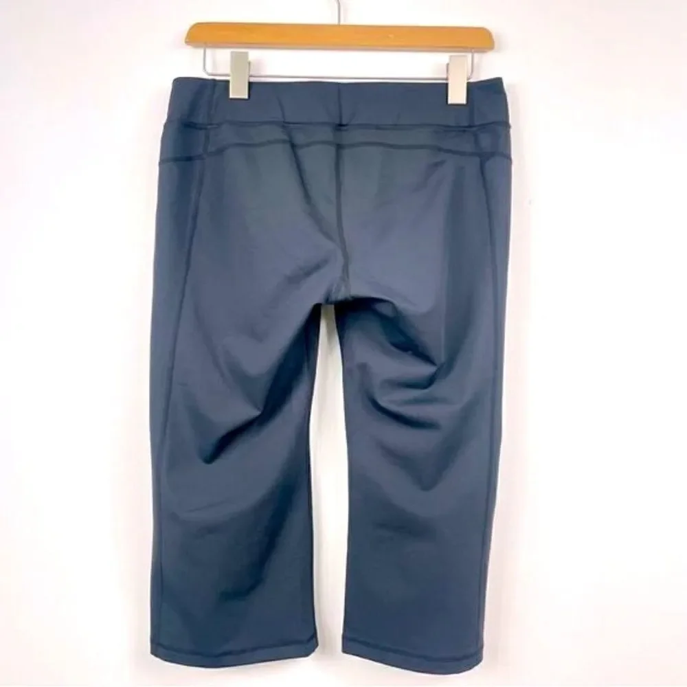 REI | Wide leg cropped / Capri leggings S wide waist, black.